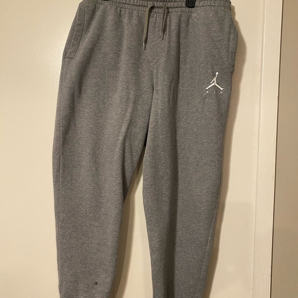 Mens XL Jordan Gray Jogger Sweat Pants